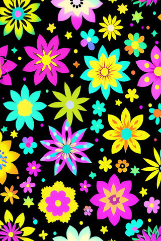 Vibrant Floral Fantasy ..