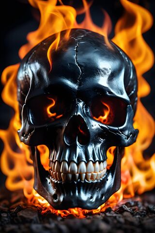 Fiery Skull 🔥💀