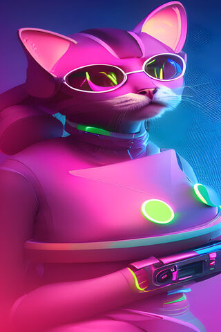 Futuristic Cat