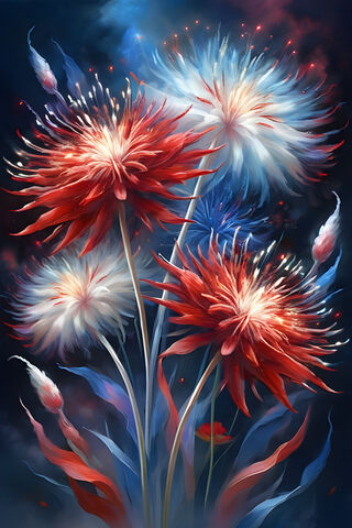 Firework Flowers