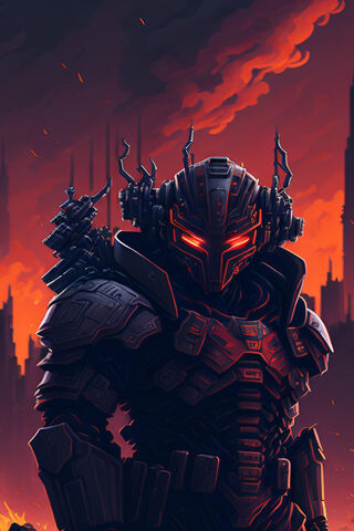 Dark Warrior of the Future ⚔️🔥