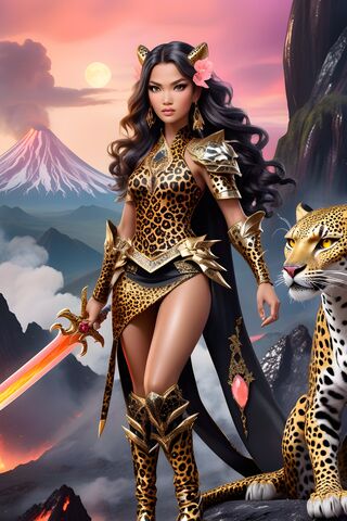 Fierce Assassin Woman