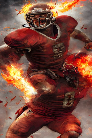 Fiery Football Showdown..