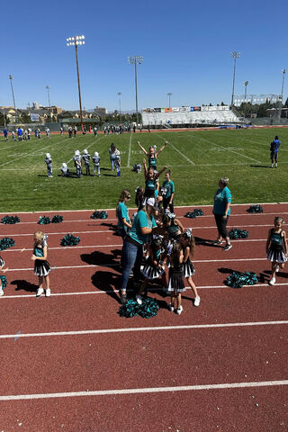 Cheer Squad in Action! ..