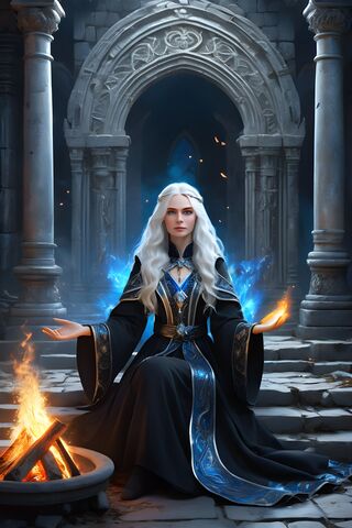 Fire and Ice Sorceress