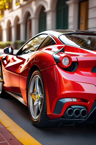 Sleek Red Beauty 🚗❤️