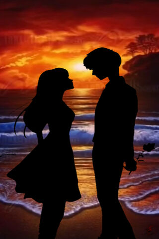 Sunset Romance 🌅❤️