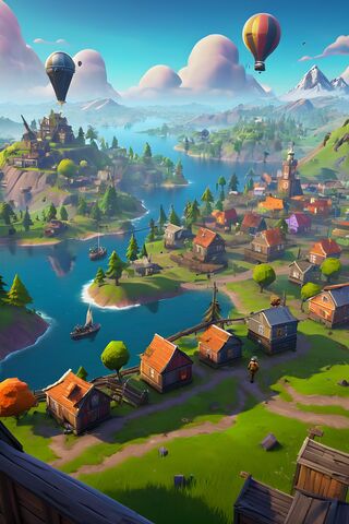 A Vibrant Fantasy Lands..