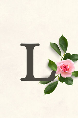 Elegant Floral Initial