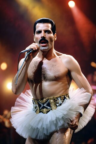 Freddie Mercury In A Tutu