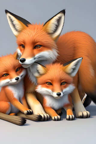 Family of Foxes