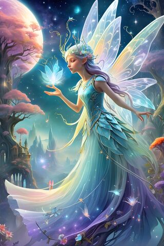 Enchanted Fairy in a Dreamy Realm ✨🧚‍♀️