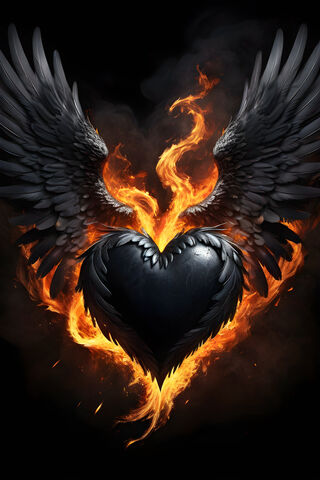 Fiery Wings Ablaze.