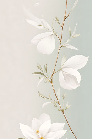 Elegant White Magnolia 🌸✨