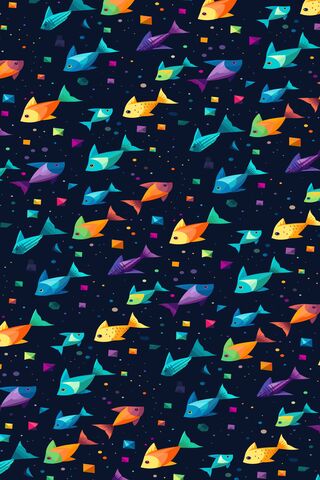 Colorful Fish Pattern �..