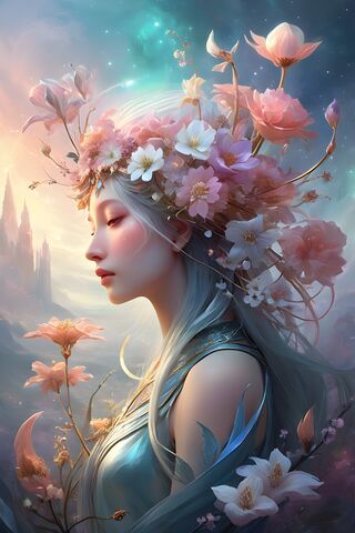 Celestial Blossom Dream 🌸✨