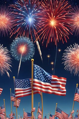 Fireworks On The Fourth Of July