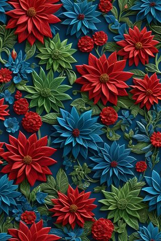 Vibrant Floral Fantasy 🌺🌿