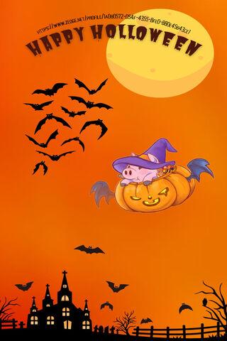 Flying Halloween Pig