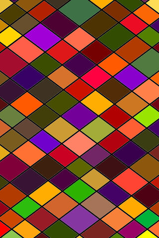 Colorful Diamond Patter..