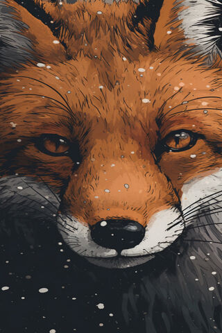 Whiskers of Winter: The Enigmatic Fox