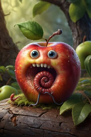 Funny Apple