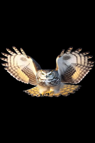 Majestic Owl in Flight 🦉✨