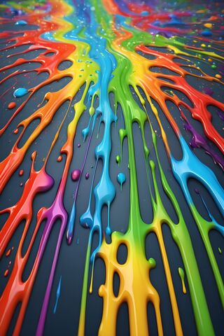 Fluid Rainbow Splash