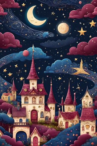 Folk-Art . Storybook Style 1