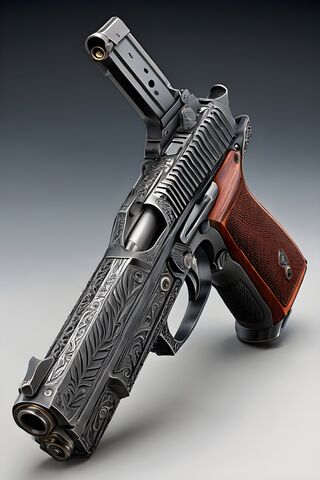 Exquisite Engraved Hand..