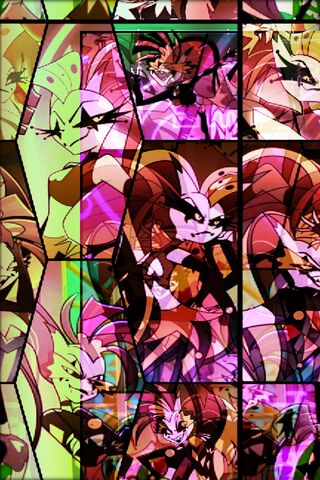 Colorful Chaos: A Vibrant Collage of Characters 🎨✨