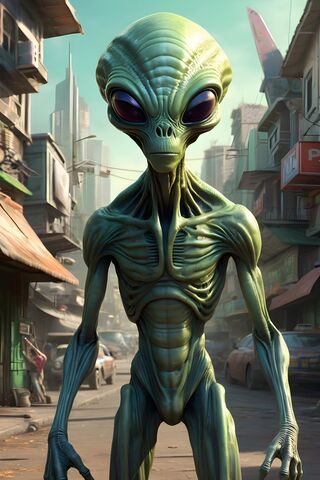 Alien Encounter in a Fu..