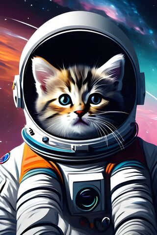 Gato Cat Astronautas