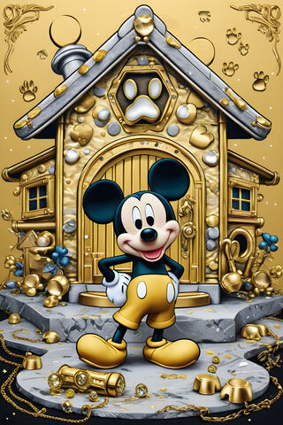 Gold Mickey