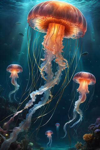 Glowing Jellyfish