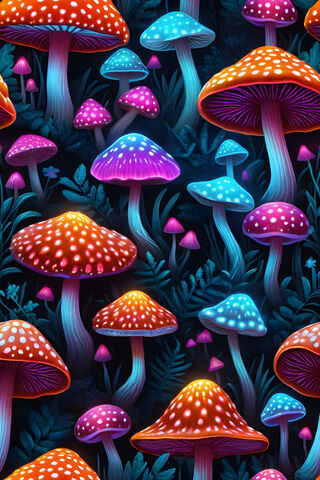 Glowing Shrooms
