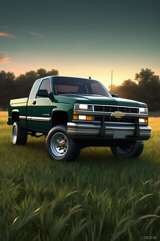 Green Silverado