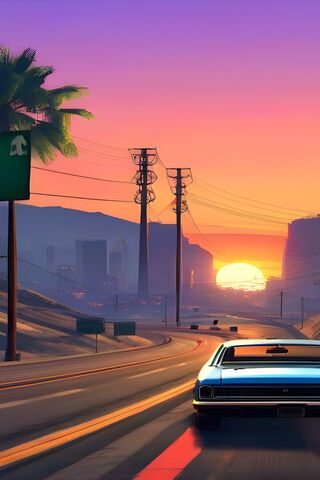 Sunset Drive 🌅🚗