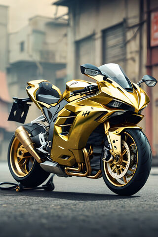 Golden Speed Machine 🏍️✨