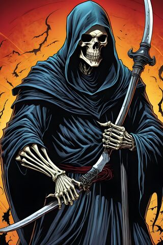 The Grim Reaper Awaits ⚰️🌌