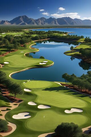 Serene Golf Course Oasis ⛳️🌄