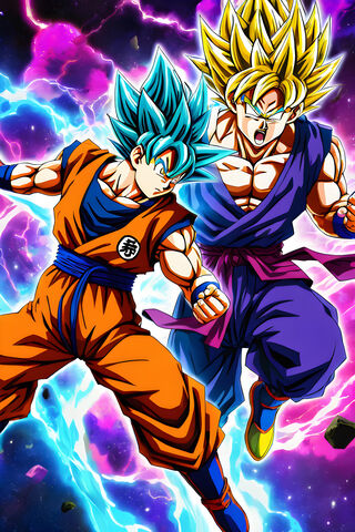 Epic Saiyan Showdown! ⚡️💥