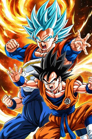 Goku and Vegeta