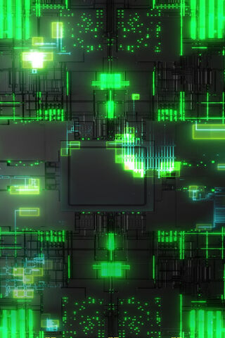 Neon Circuitry 🌌💚