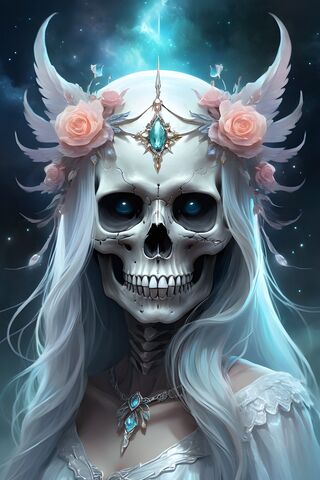 Ethereal Elegance: The Enchanted Skeleton 🌌💀✨