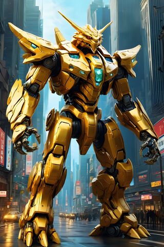 Golden Mech Kaiju