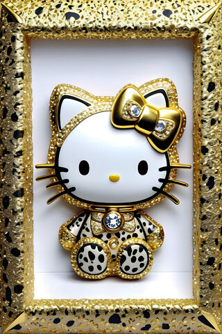 Gold Animal Print Diva