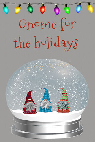 Gnome for the Holidays ..