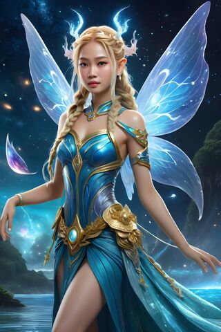 Glowing Iridescent Fairy