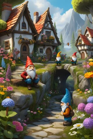 Enchanted Gnome Village 🌼🏡